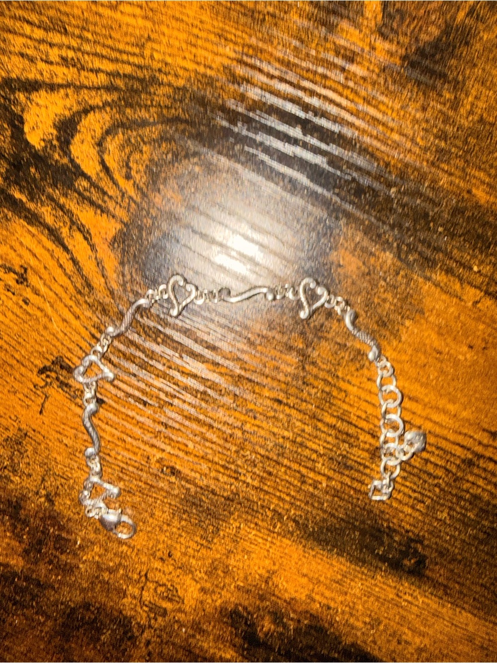 Brighton Silver Heart Link Bracelet - Silver Tone - Picture 2 of 4